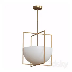 Royce Light inch Antique Brass Pendant Ceiling Light